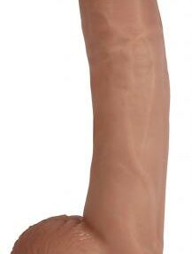 25 cm Realistischer Dildo mit Hodensack - Hautfarben