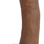 25 cm Realistischer Dildo mit Hodensack - Braun