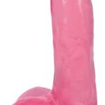 Dildo mit Hoden 15 cm - Cherry Ice