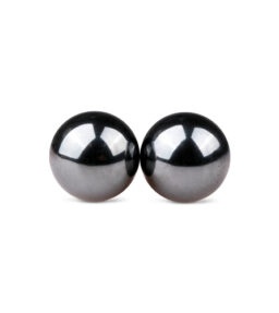 EasyToys – Magnetische Ben Wa Liebeskugeln 25 mm in Schwarz