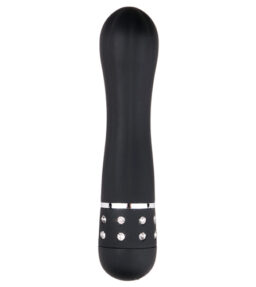 EasyToys Mini-Vibrator mit Rillen in Schwarz