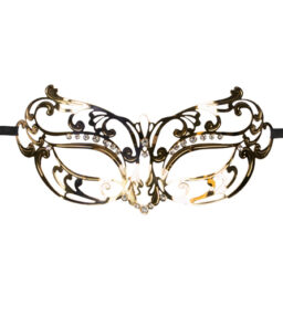 EasyToys – Durchbrochene Maske aus Metall in Gold