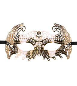 EasyToys – Venezianische Maske aus Metall in Gold