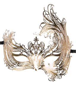 EasyToys – Durchbrochene venezianische Maske in Gold
