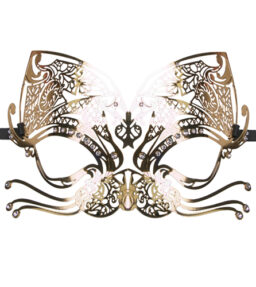 EasyToys – Durchbrochene venezianische Maske in Gold