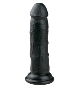 Realistischer Dildo Schwarz - 15,5