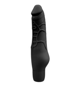 Realistischer schwarzer Vibrator aus Silikon