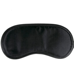 Schwarze Augenmaske aus Satin