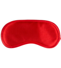 Rote Augenmaske aus Satin