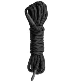 Schwarzes Bondageseil - 5 m