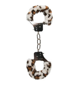 Plüschhandschellen - Leopard