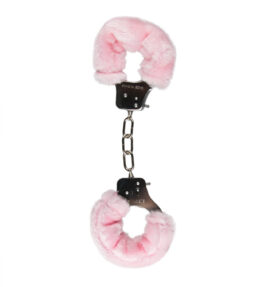 Plüschige Handschellen - Pink