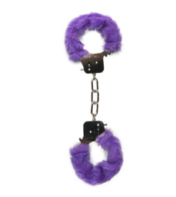 Plüschige Handschellen - Violett