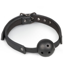 Ballknebel mit PVC-Ball - Schwarz