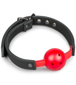 Ballknebel mit PVC-Ball - Rot