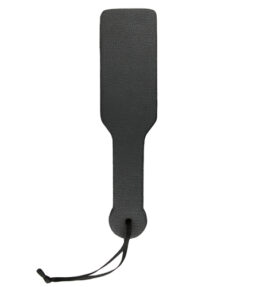 Schwarze PU-Lederklatsche