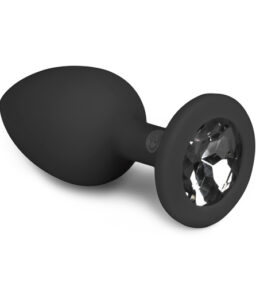 Diamond Analplug klein - schwarz