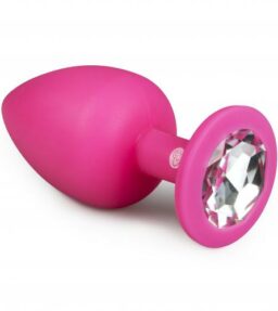 Diamond Analplug groß - pink