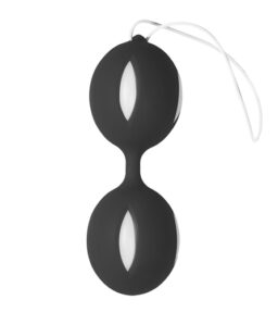 Wiggle Duo Kegel Ball - schwarz/weiß