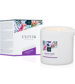 Exotiq Massagekerze Violet Rose - 200g