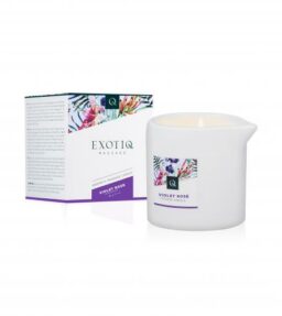 Exotiq Massagekerze Violet Rose - 60g