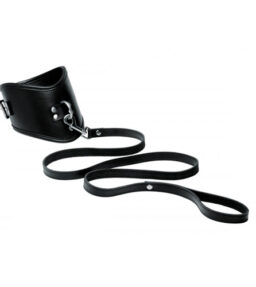 Isabella Sinclaire breites Halsband mit Leine
