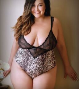 Lorena Bodysuit mit Animalprint - Leopard