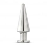 Spitz zulaufender Analplug aus Metall