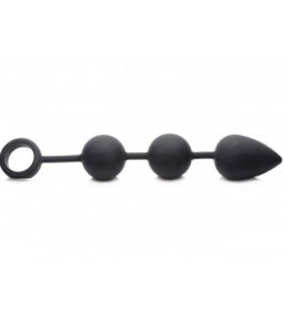 Großer Analkugel-Plug aus Silikon