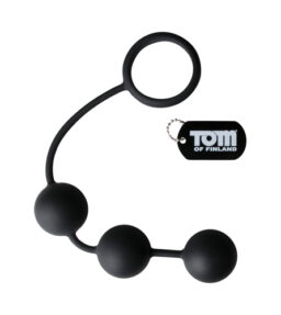 Tom-of-Finland-Silikoncockring mit 3 Gewichtskugeln