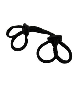 Seidenweiche Handschellen - Schwarz