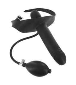 Aufblasbarer Knebel mit Dildo