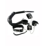 Strict Leather Black Bondage Set