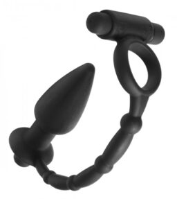 Viaticus Penisring mit Analplug