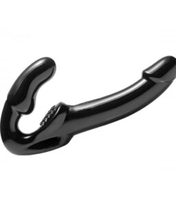 Strapless Strap-on in Schwarz