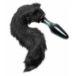 Midnight Fox Buttplug aus Glas für Ponyplay
