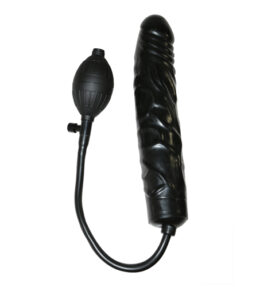 Aufblasbarer Dildo in Schwarz