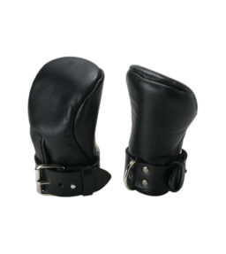 Strenge Deluxe Fäustlinge aus wattiertem Leder