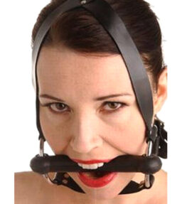Strict Leather Locking Silicone Trainer Gag